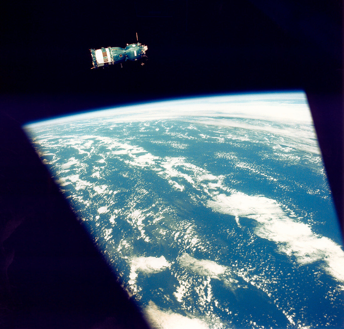 Soyuz 19 in orbit,astronaut photograph
