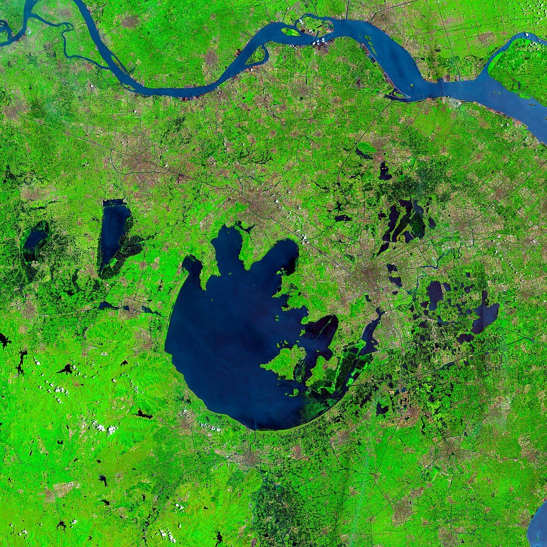 Lake Tai,satellite image
