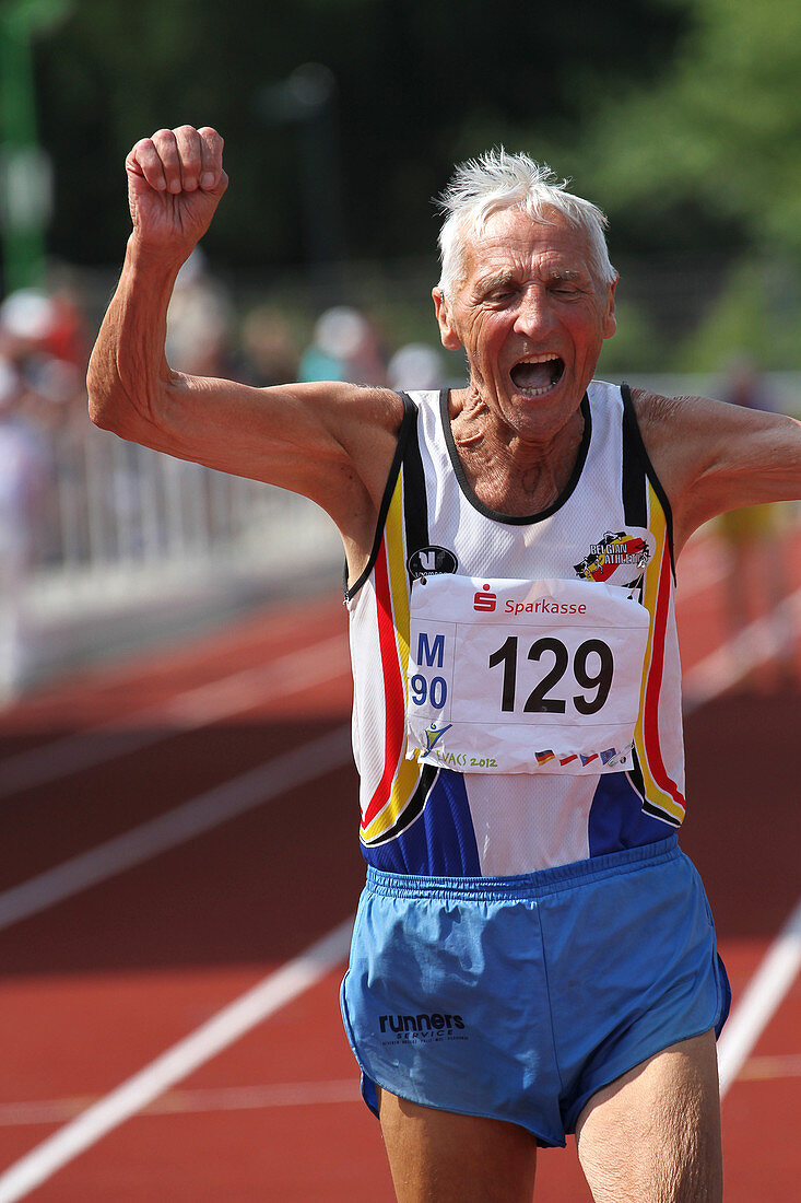 Older athlete triumphs