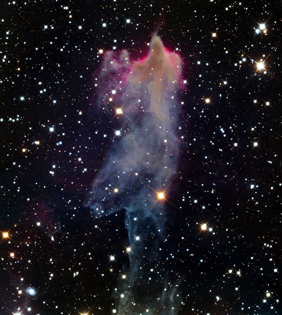 LBN 438 nebula,optical image