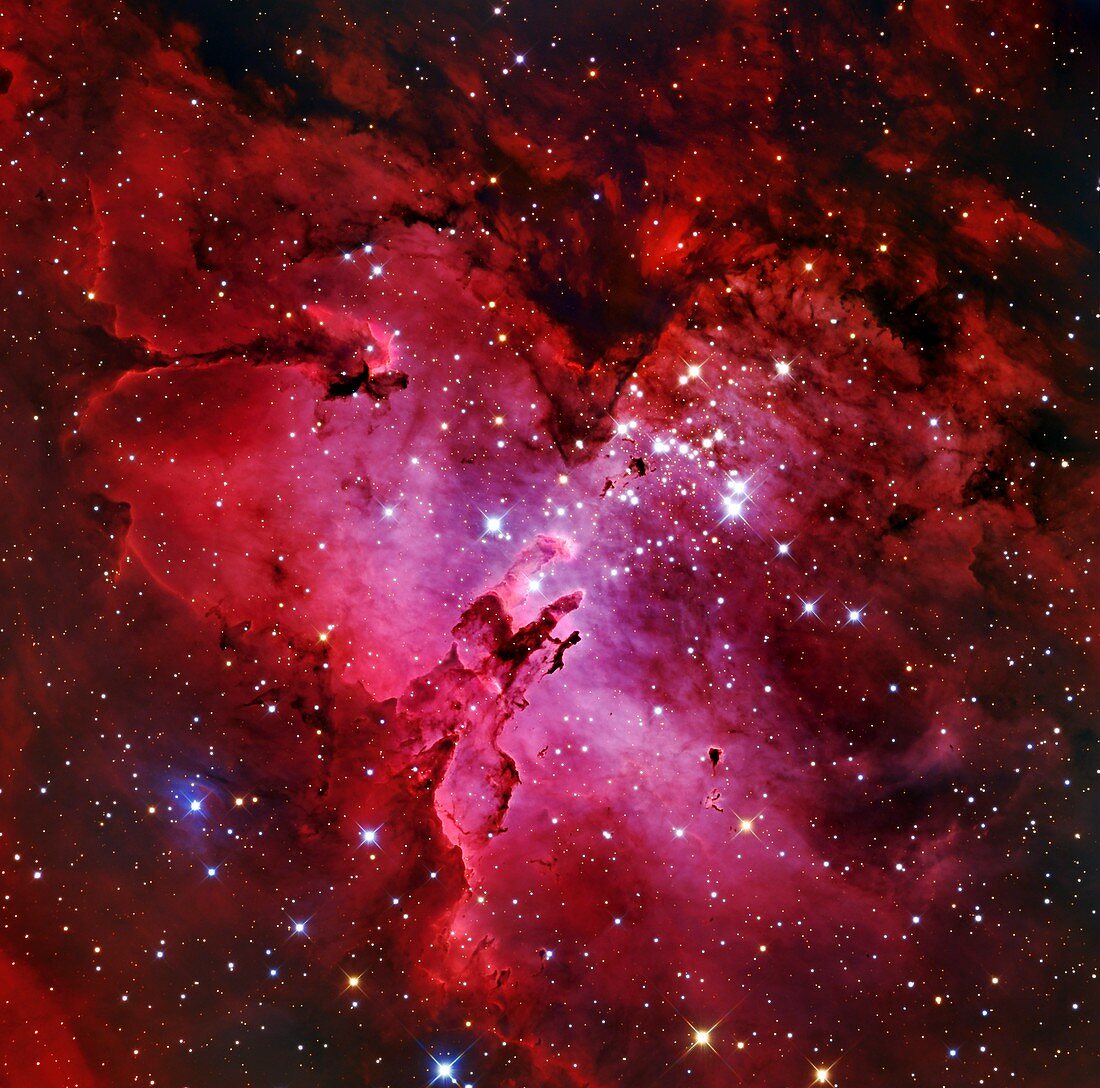 Eagle Nebula,optical image