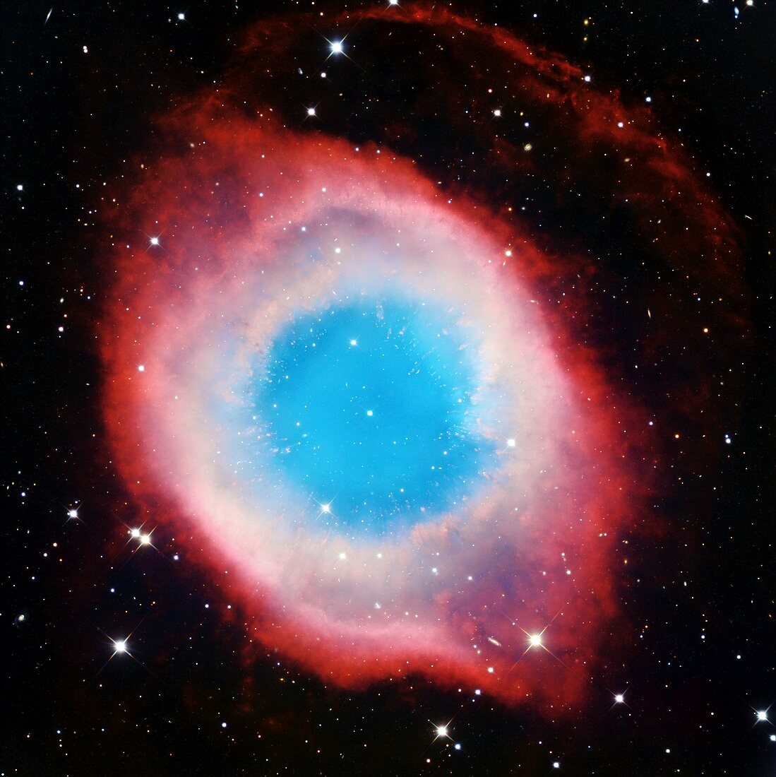 Helix nebula,optical image