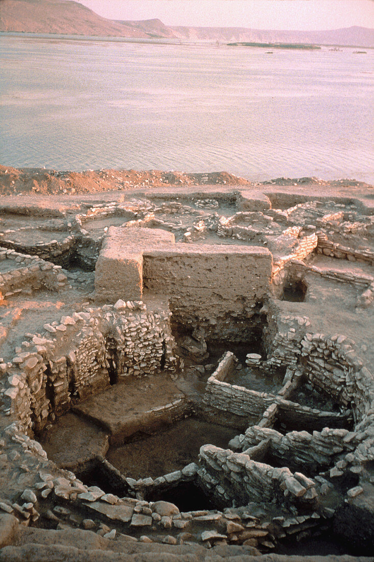 Flooding of Syrian neolithic site,1999