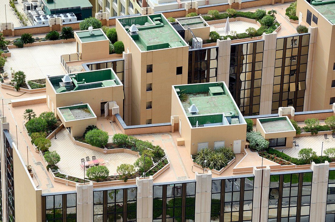 Rooftop gardens,Monaco