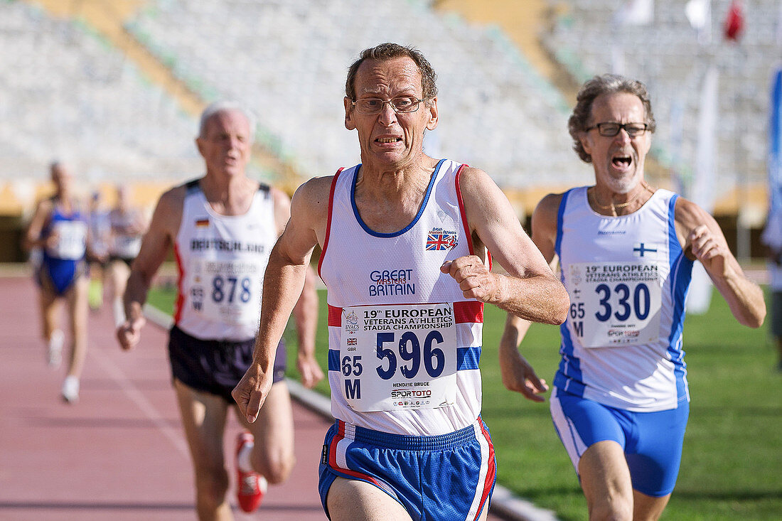 British masters athlete leads the race