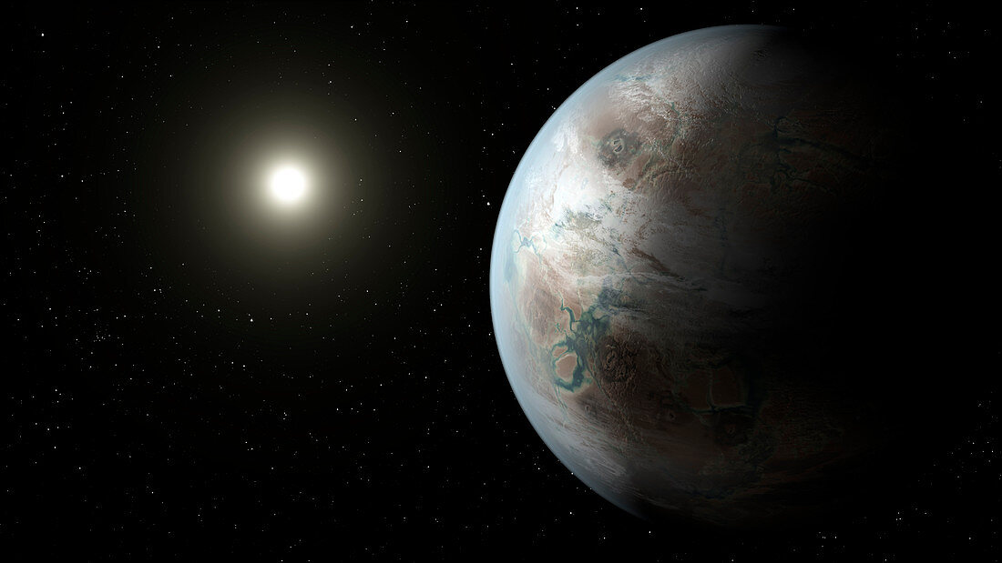 Exoplanet Kepler-452b,illustration
