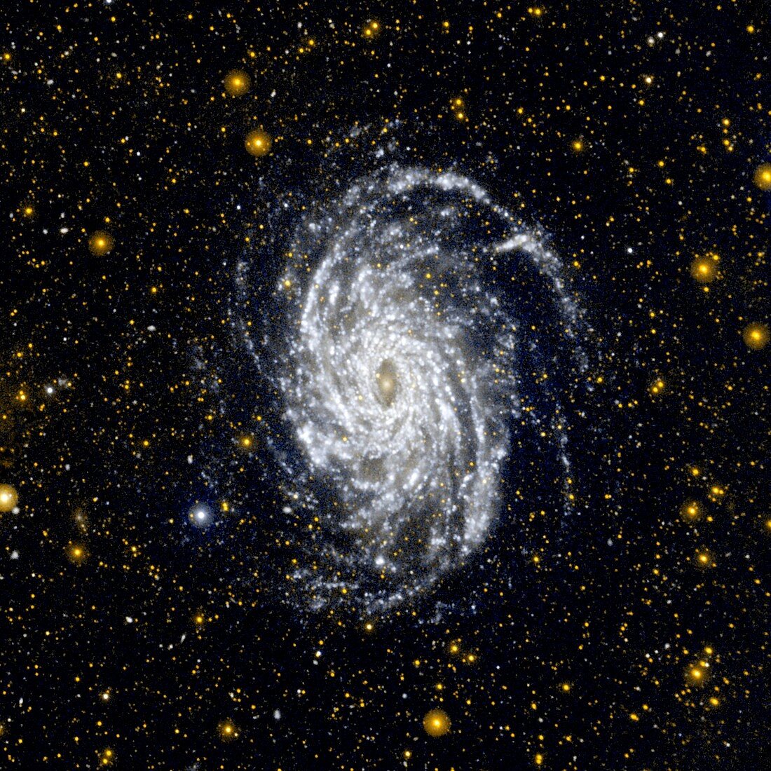 Galaxy NGC 6744,UV space telescope image