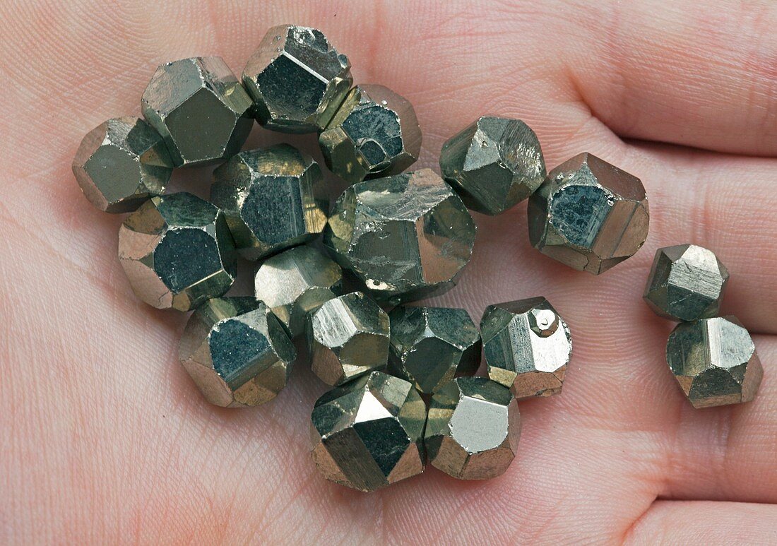 Pyrite dodecahedrons I
