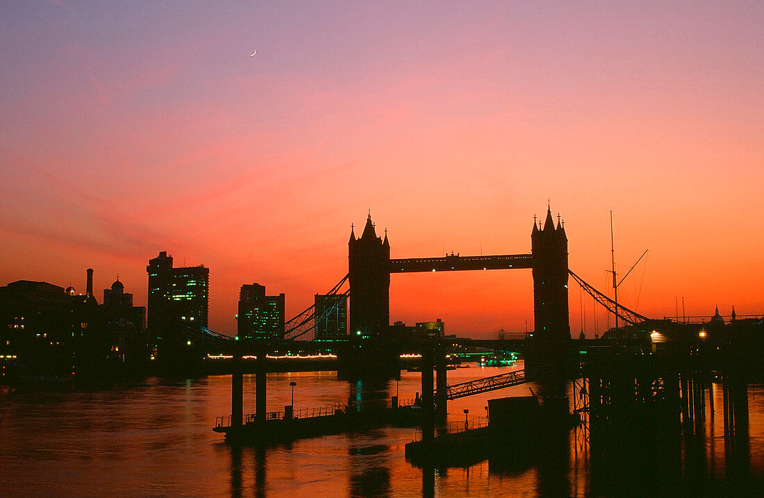 Tower Bridge at sunset,London,UK