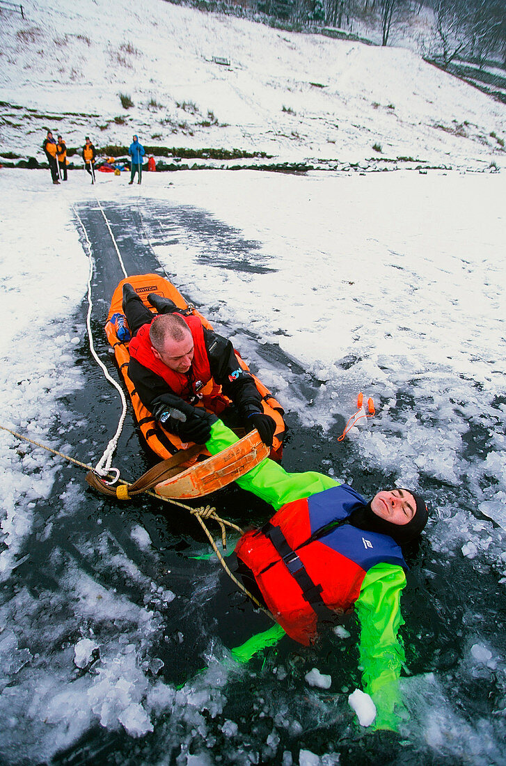 Mountain rescue team