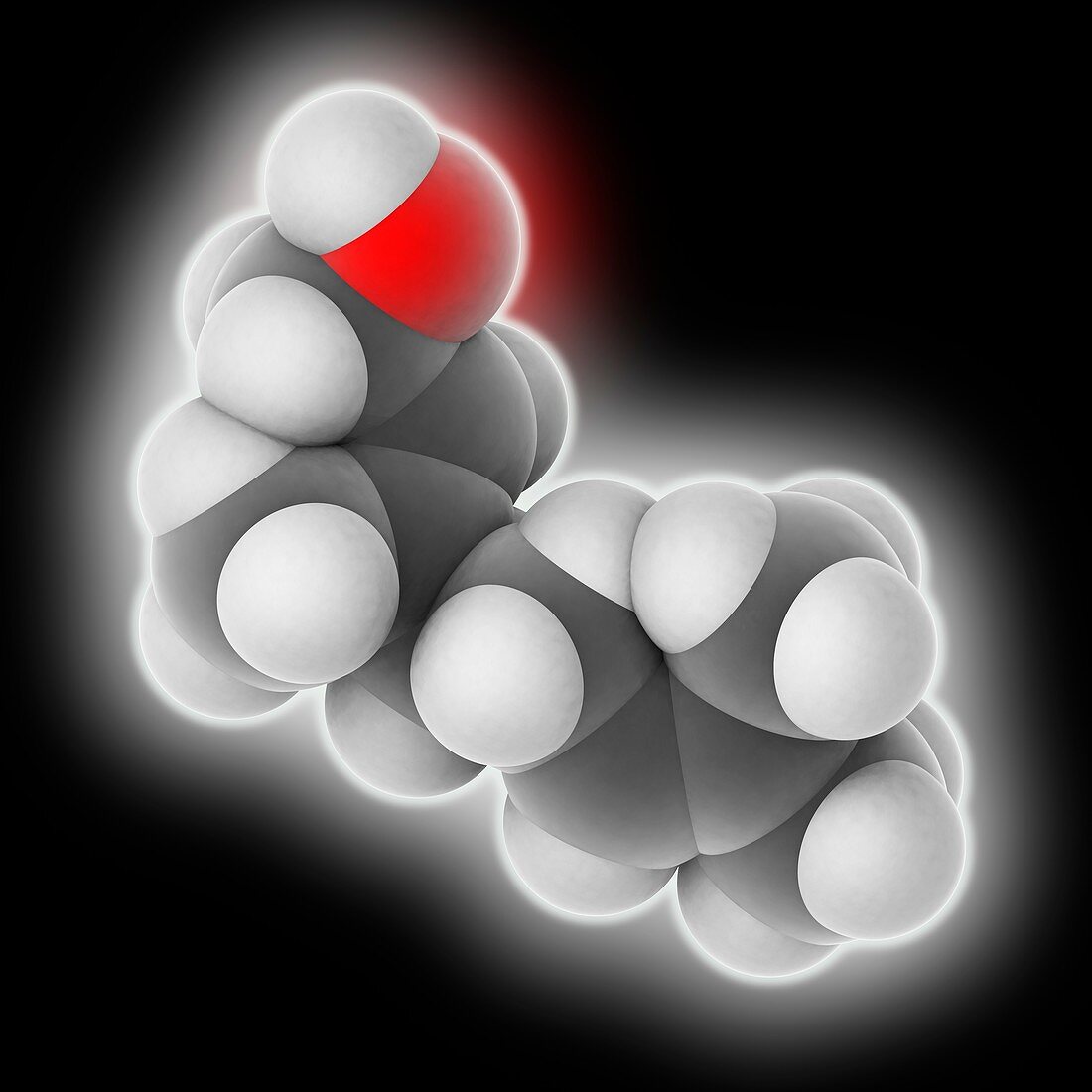 Geraniol molecule
