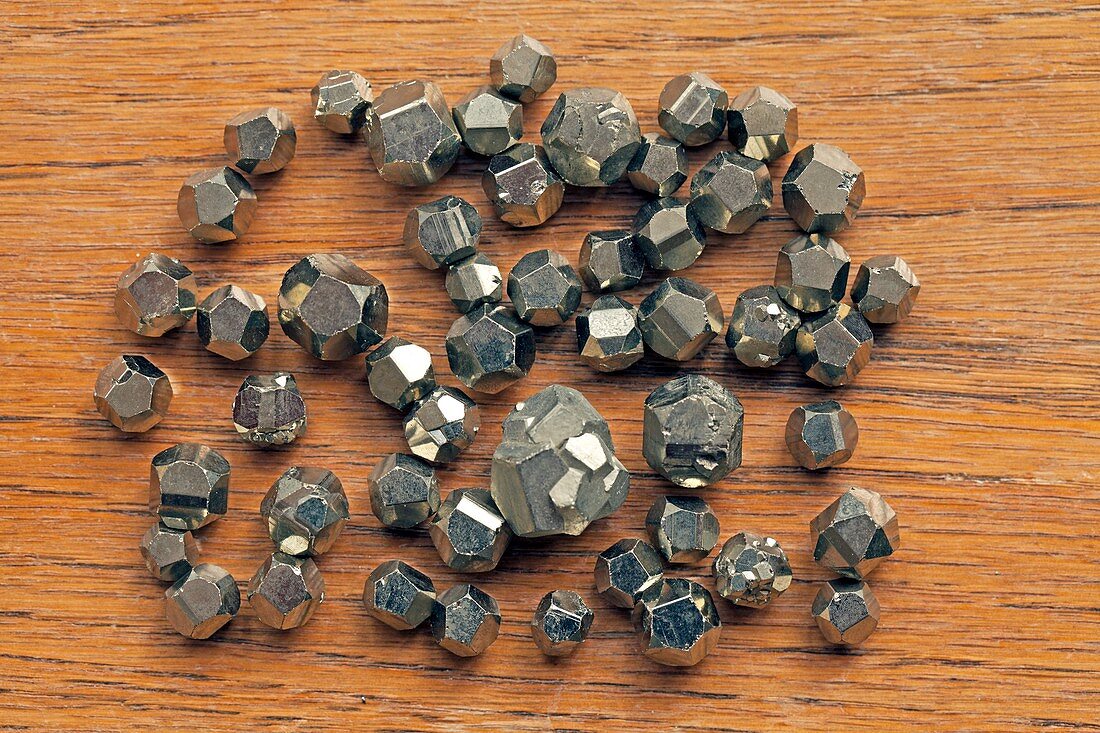 Pyrite dodecahedrons II