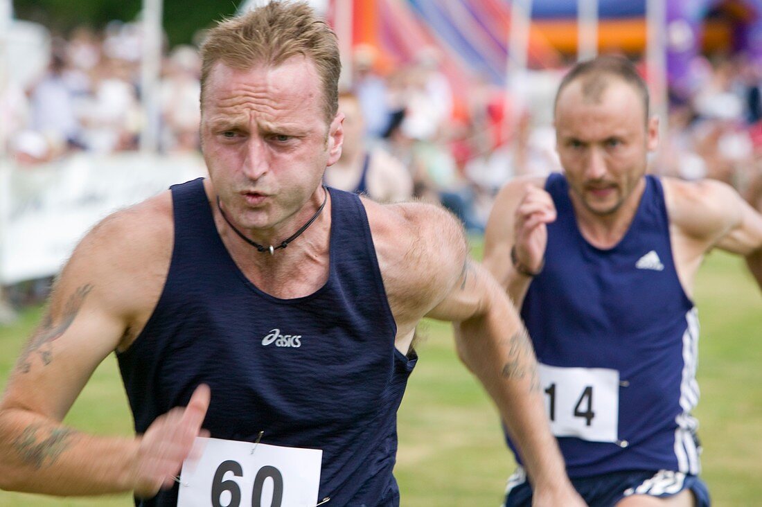 A runner at Ambleside Sports