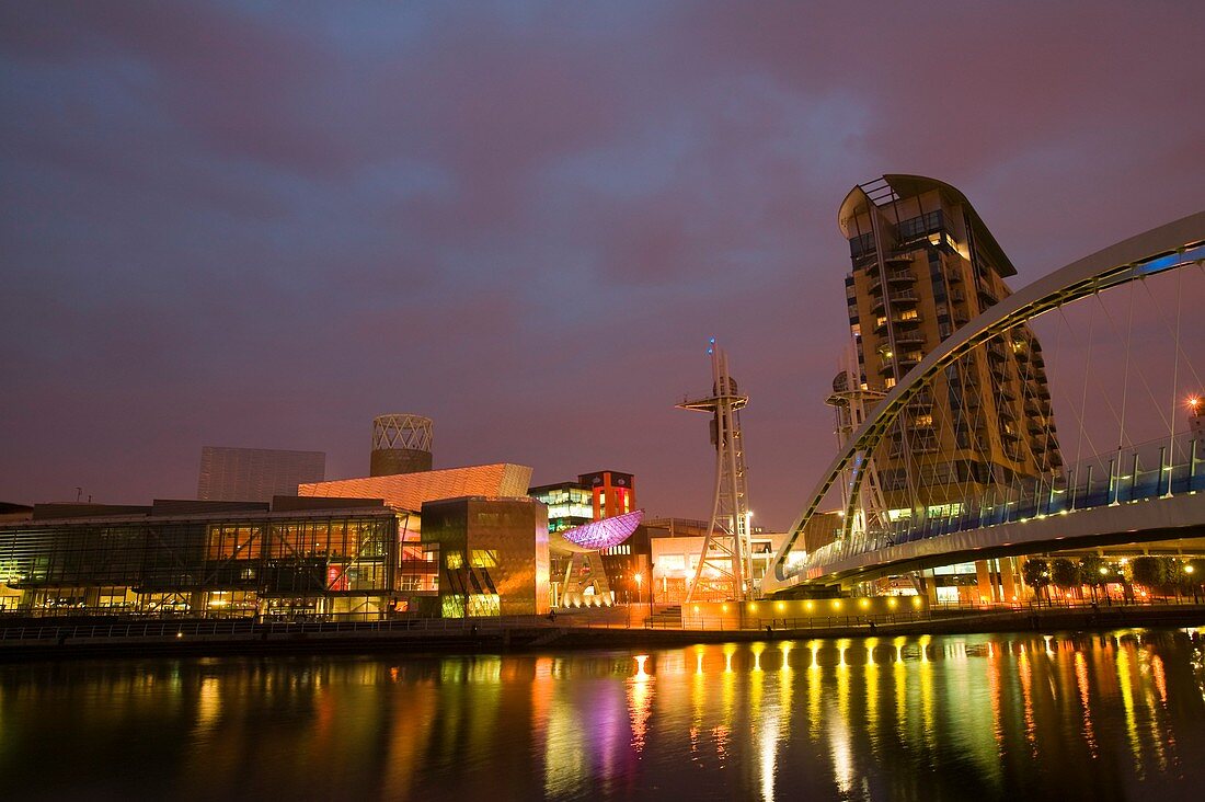 The Lowry Centre in Salford Quays,UK