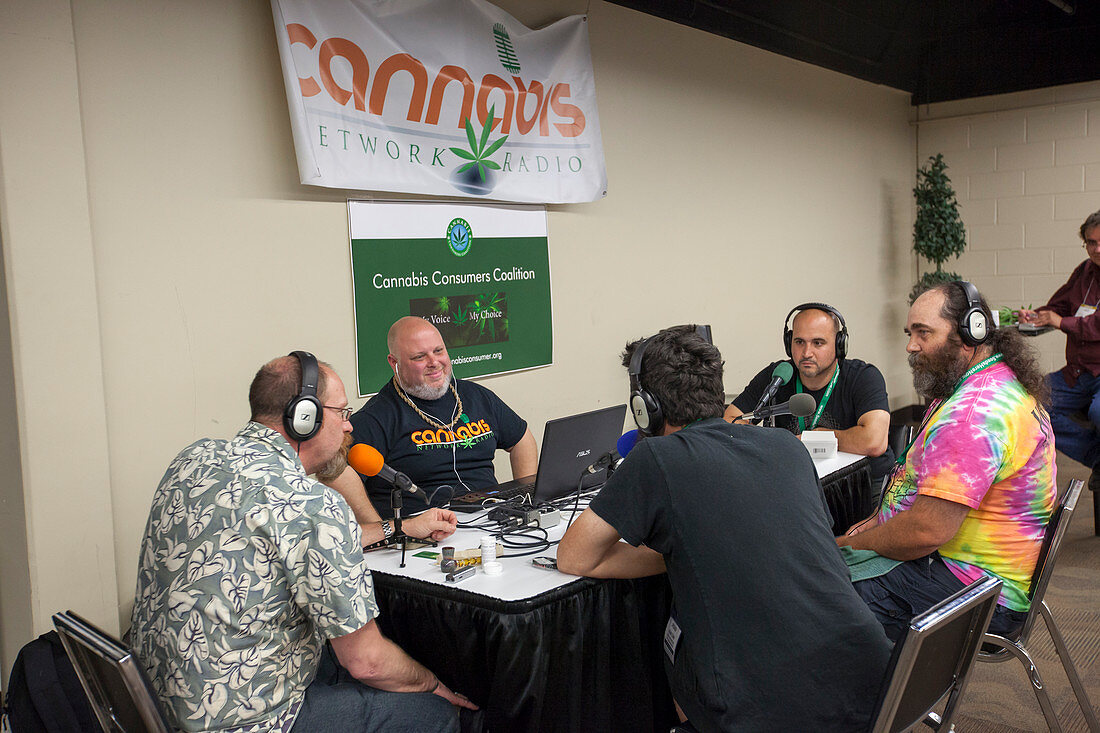 Marijuana trade show radio broadcast