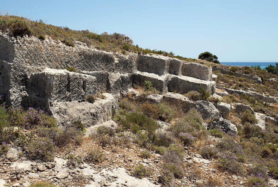 Minoan sandstone quarry