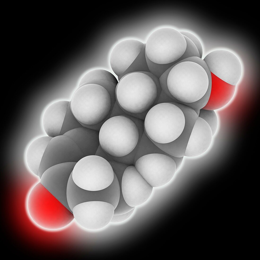 Nandrolone drug molecule