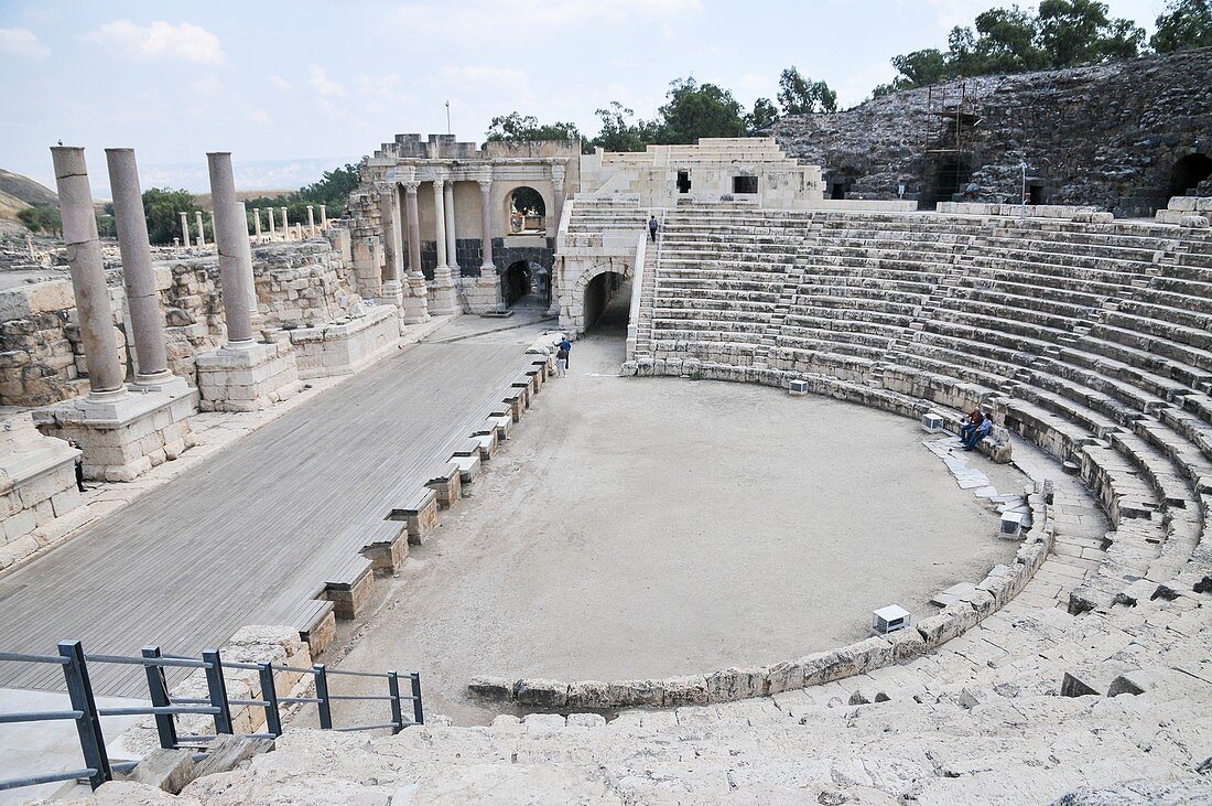 Israel,Bet Shean Roman theatre