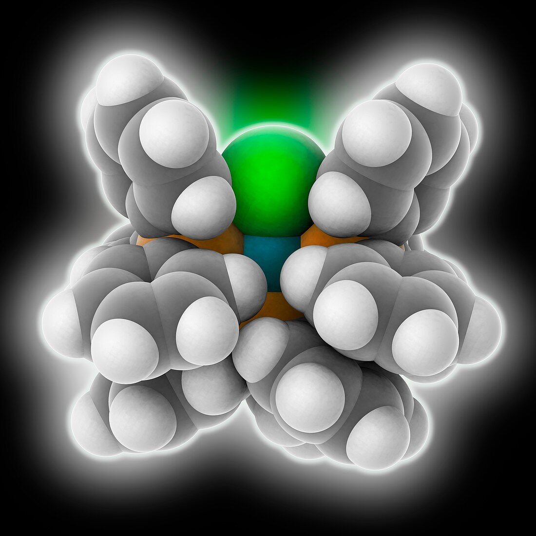Wilkinson's catalyst molecule