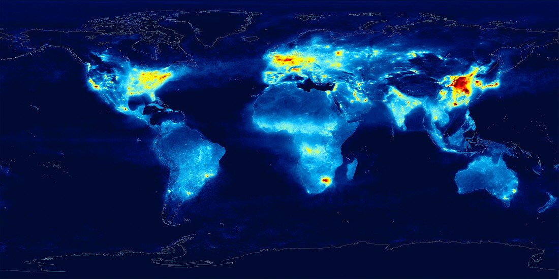 Global monitoring of air pollution