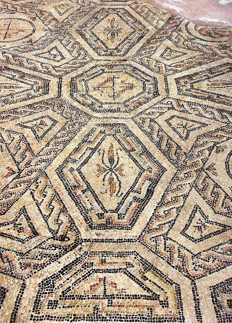 Detail of Geometric Mosaic