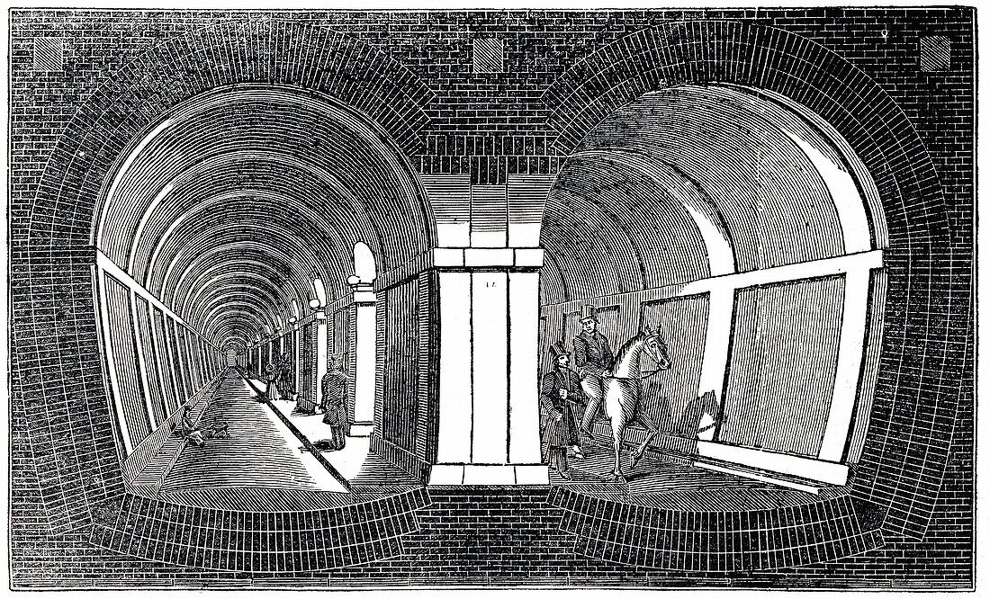 Isambard Brunel's tunnel under the Thames