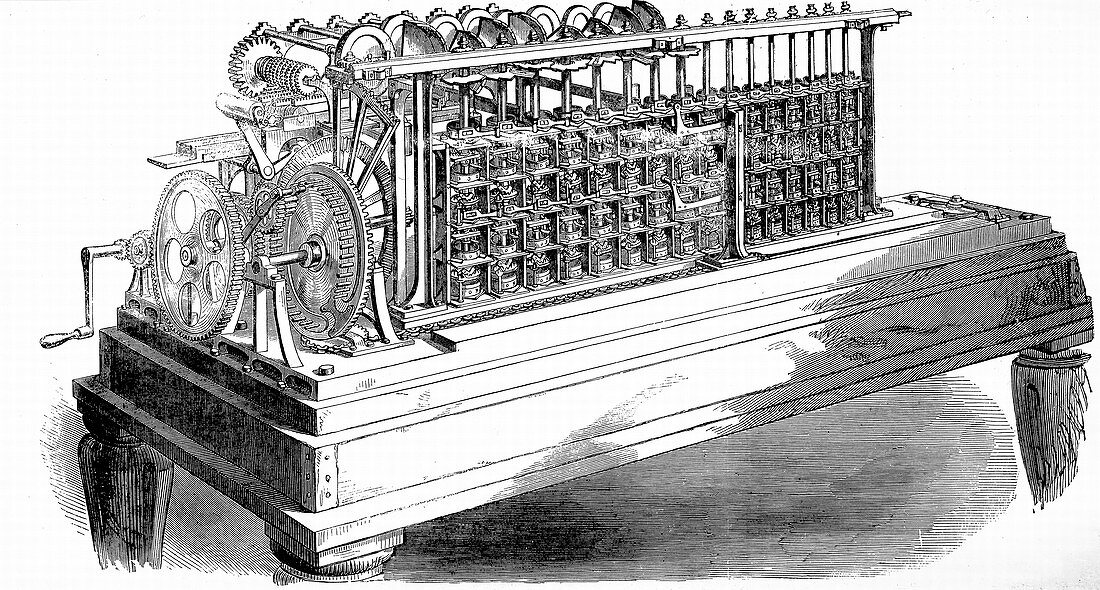 Scheutz's calculating machine