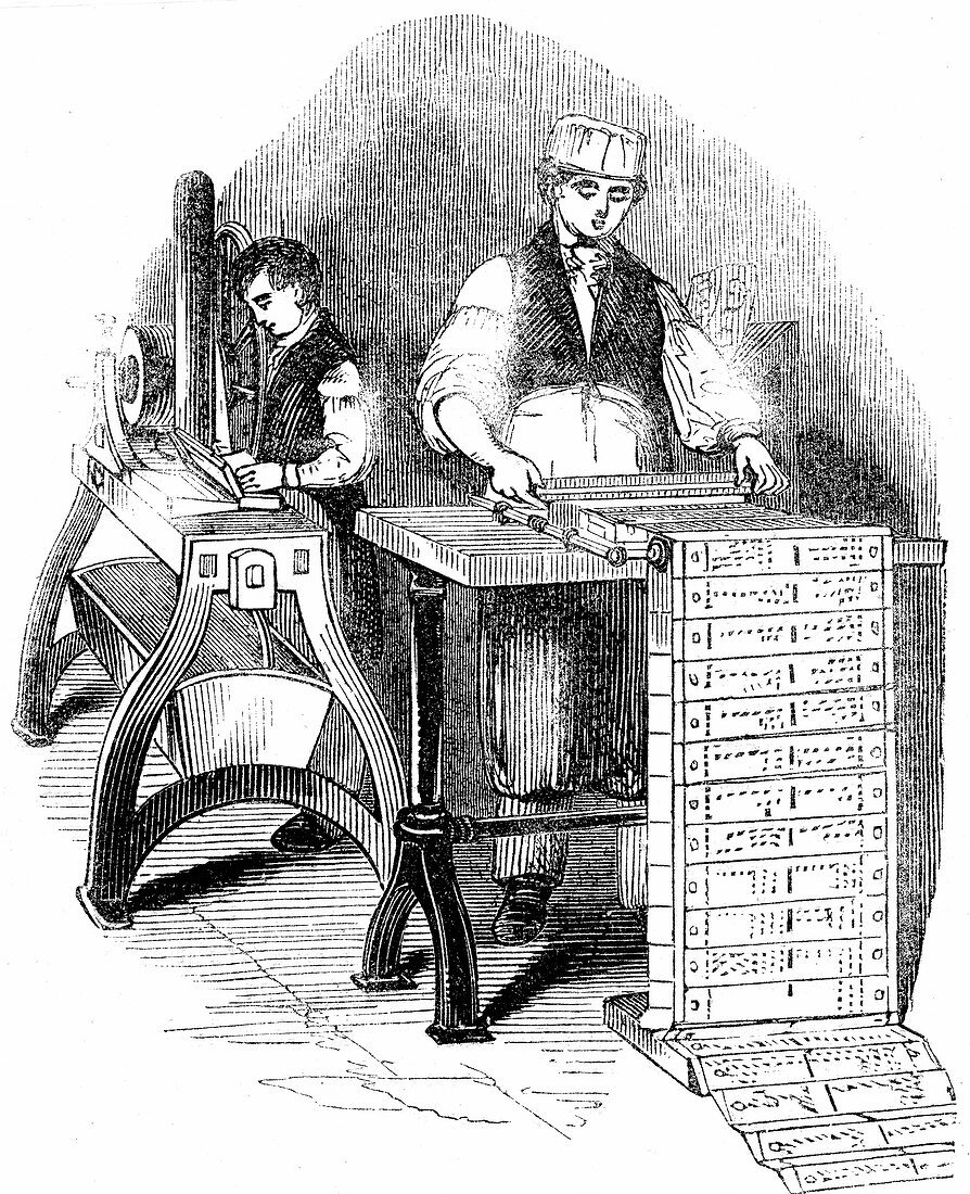 Preparing cards for a Jacquard loom