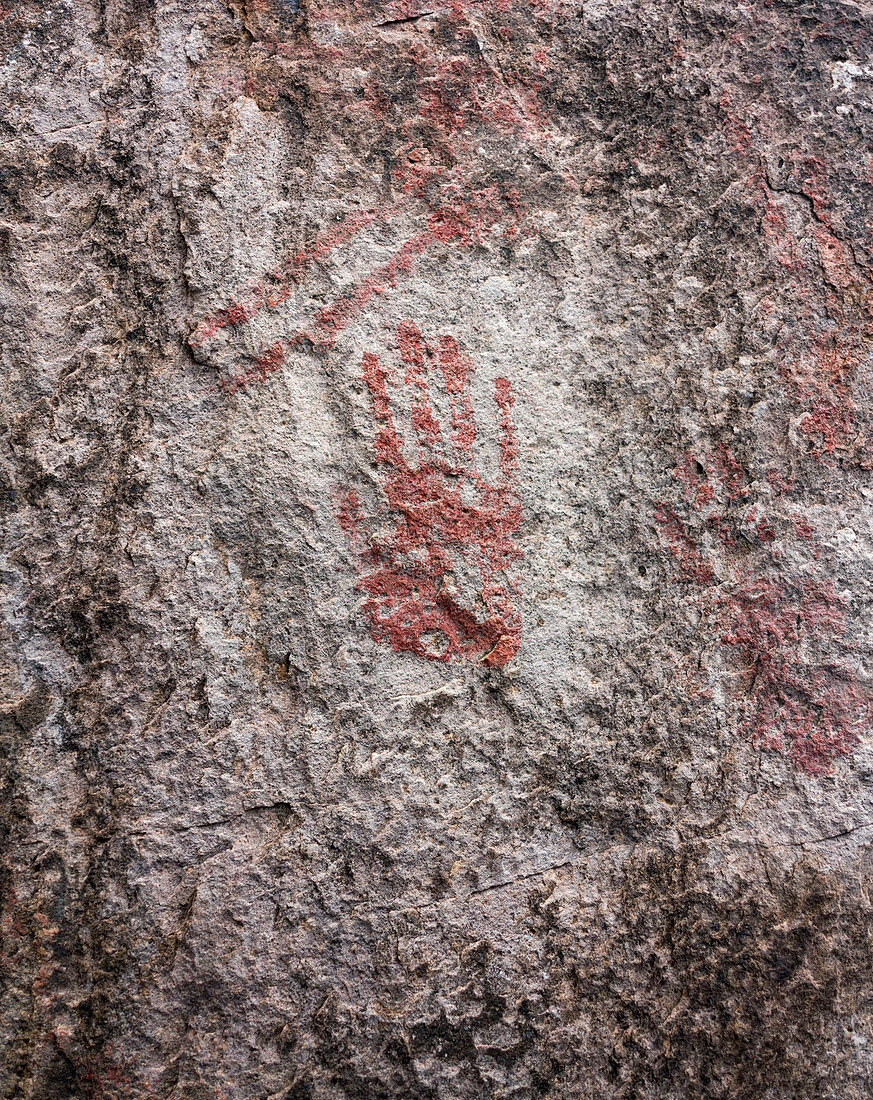 Prehistoric handprint
