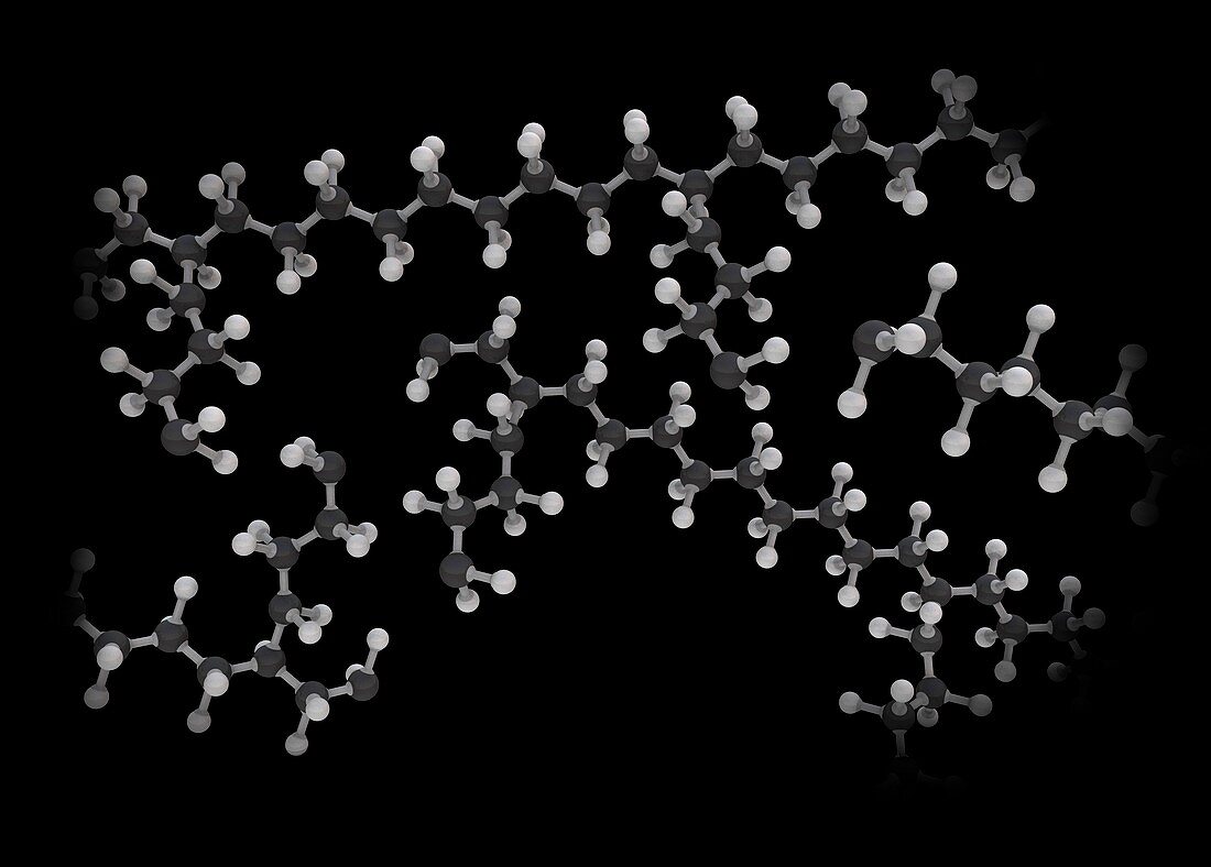 Branched molecules,illustration