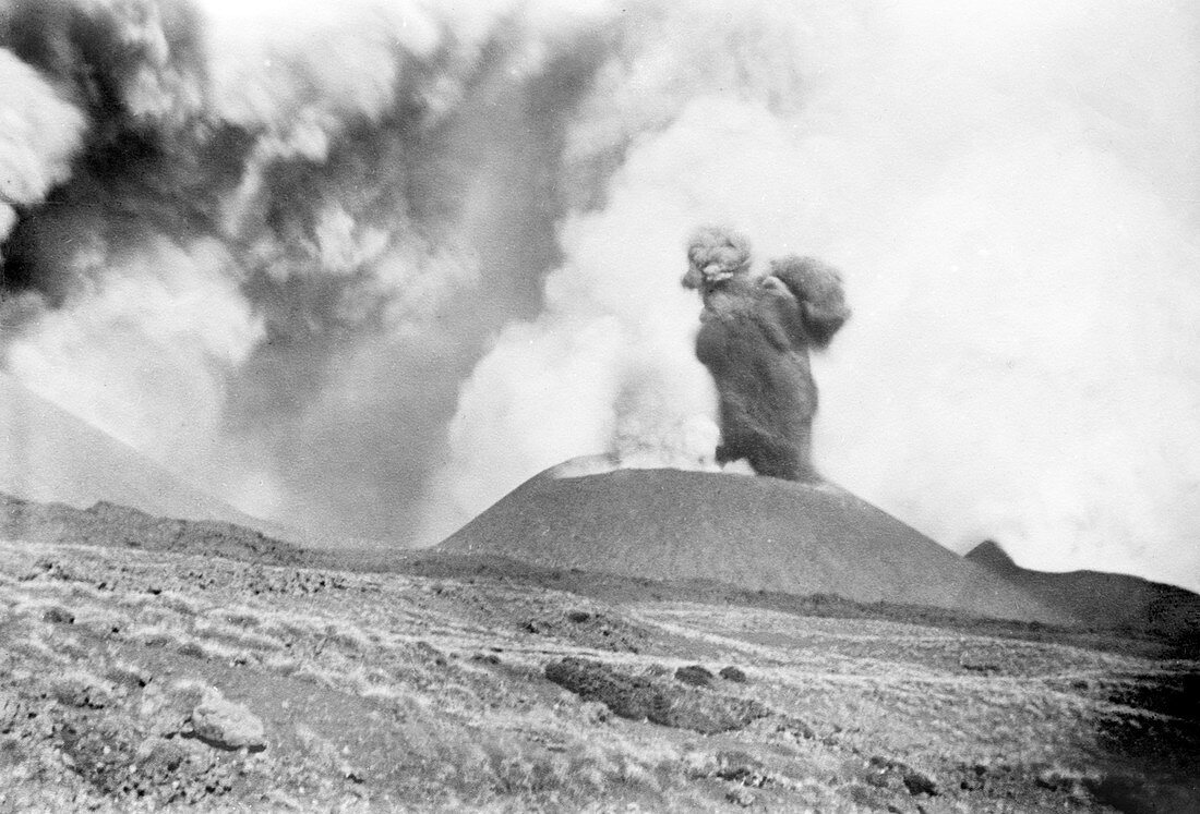 Mount Etna eruption,1892
