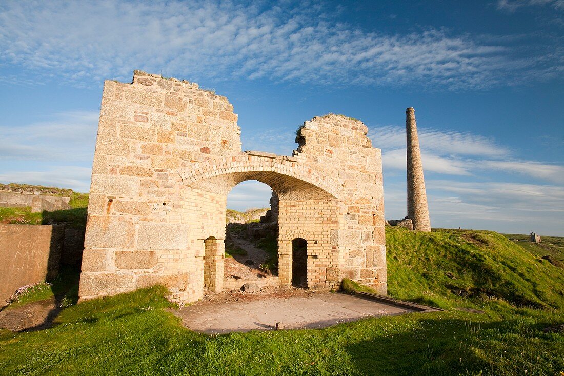 Old tin mines on the Cornish coast