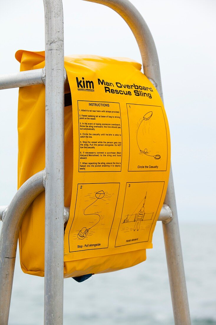 A man overboard rescue sling