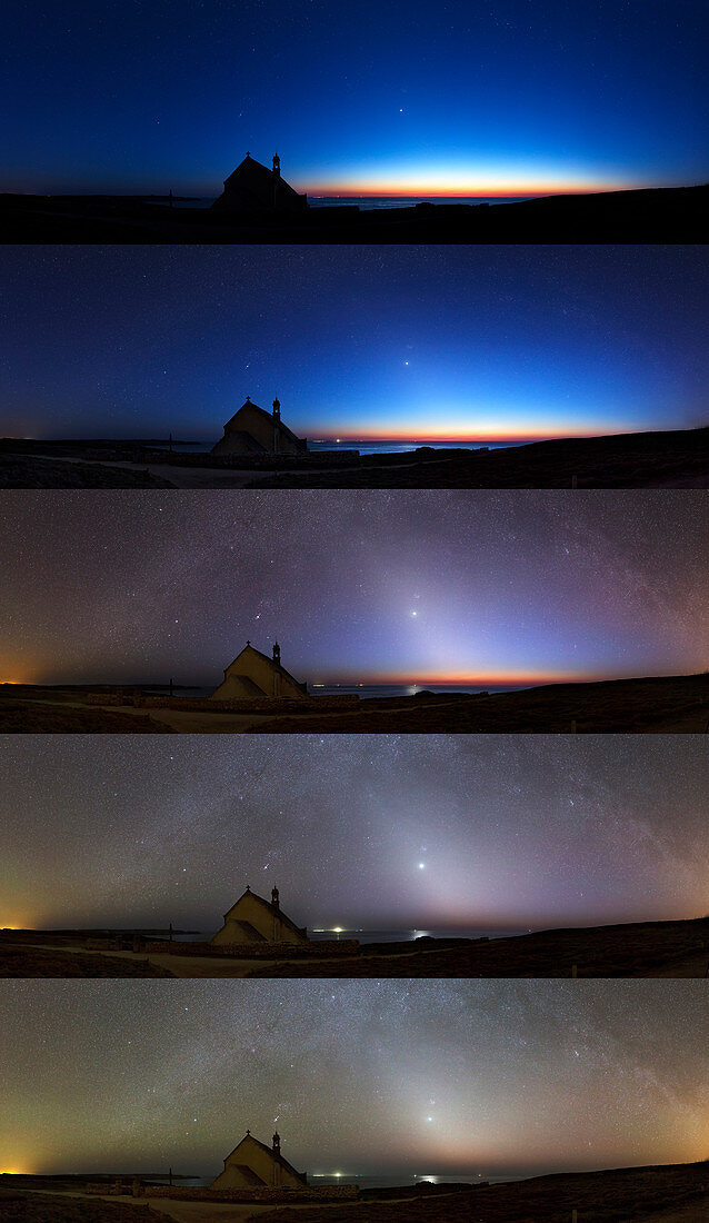 Zodiacal light,montage sequence