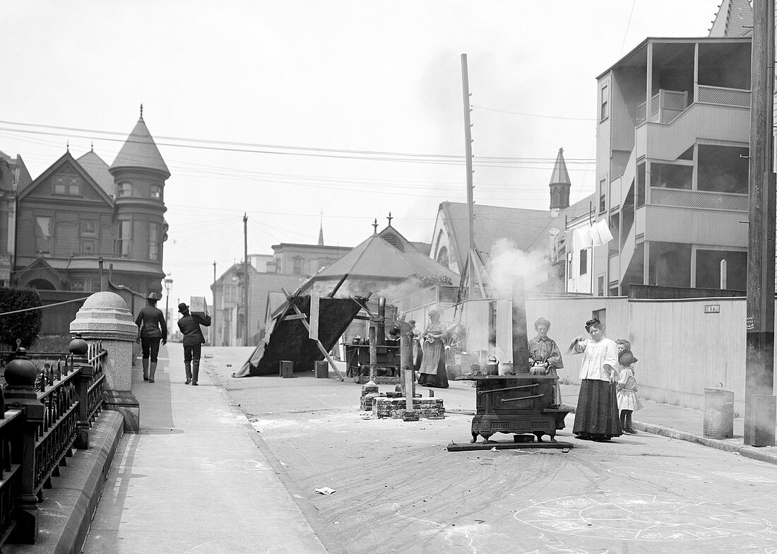San Francisco street cooking,1906