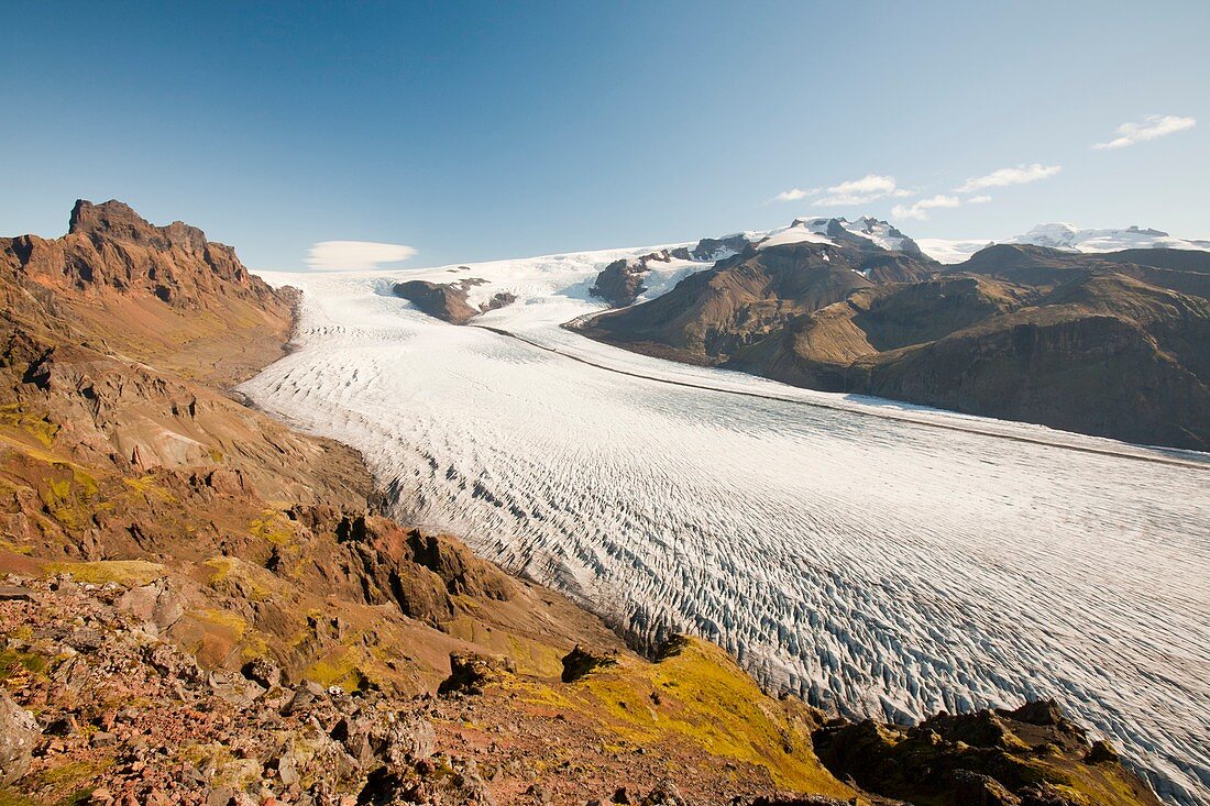 Skaftafellsjokull glacier,Iceland