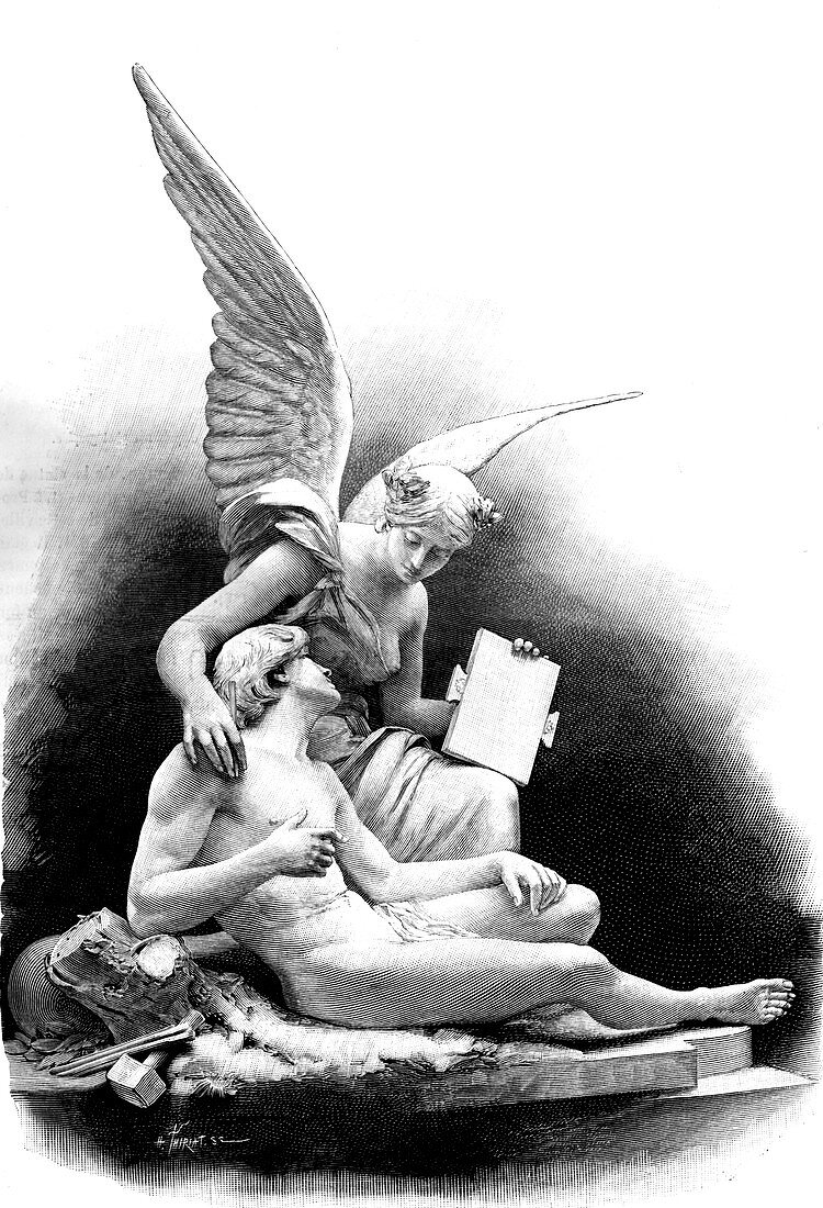 Immortality,19th Century illustration