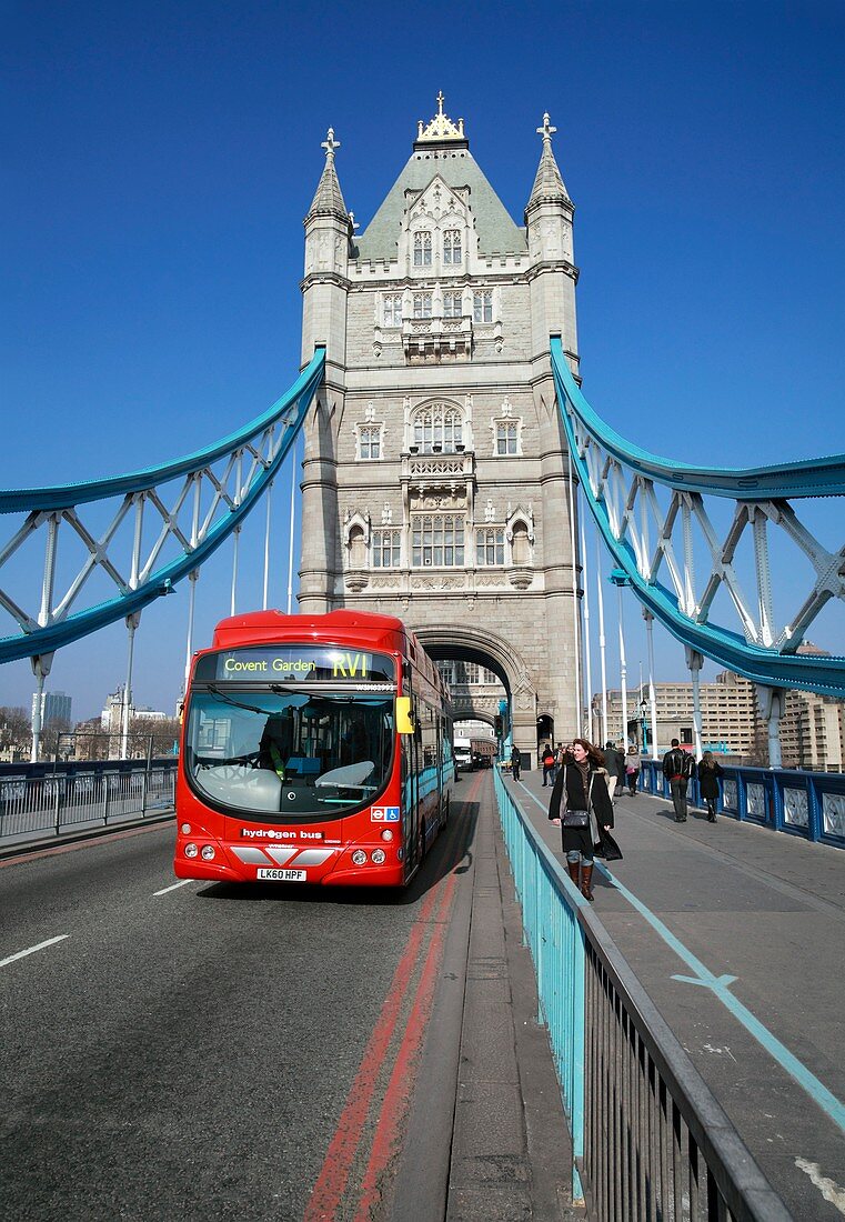 Hydrogen fuel cell bus,London,UK