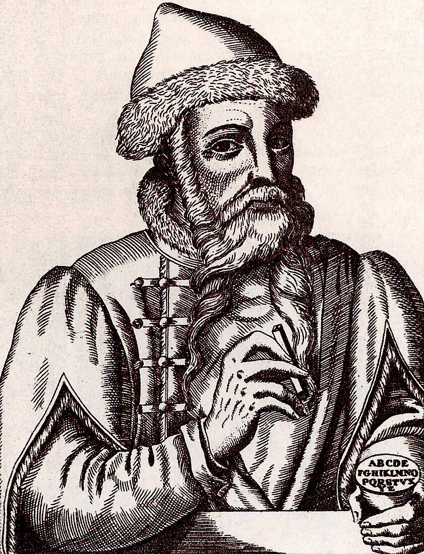Johann Gutenberg,German printer
