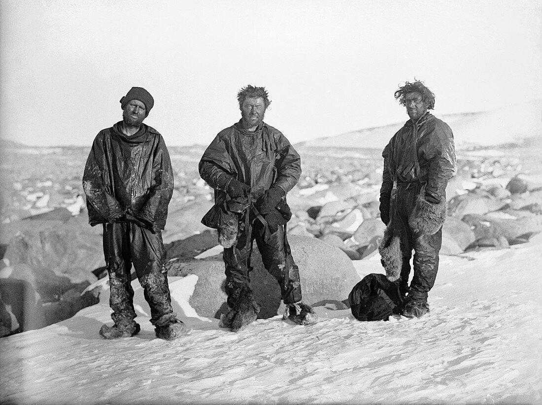 Northern Party Antarctic explorers,1912