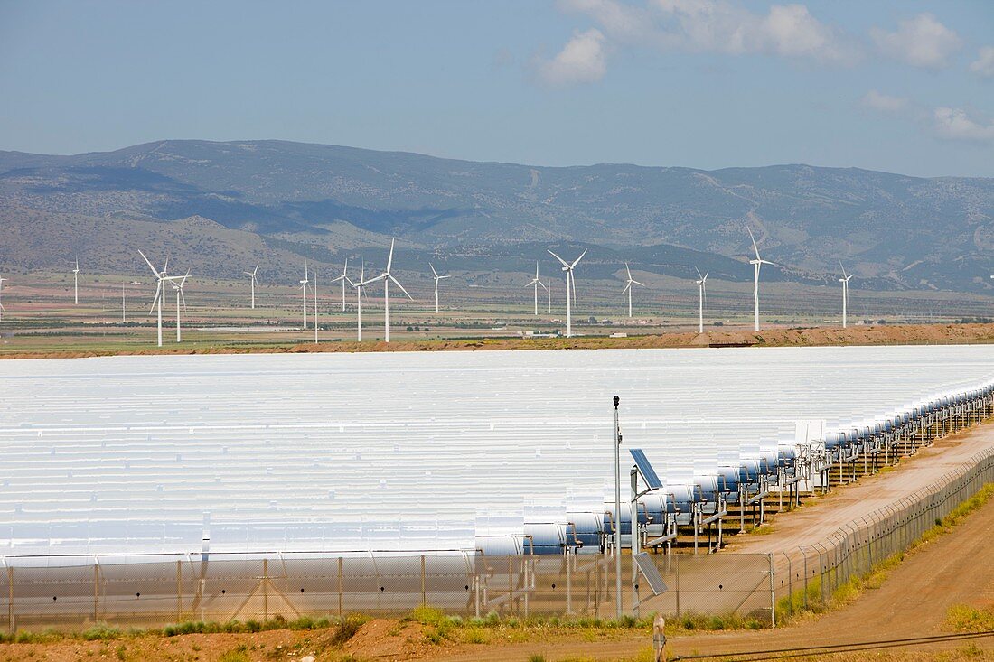 The Andasol solar power station,Spain