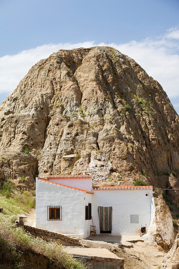 Old Cave houses in Guadix,Spain