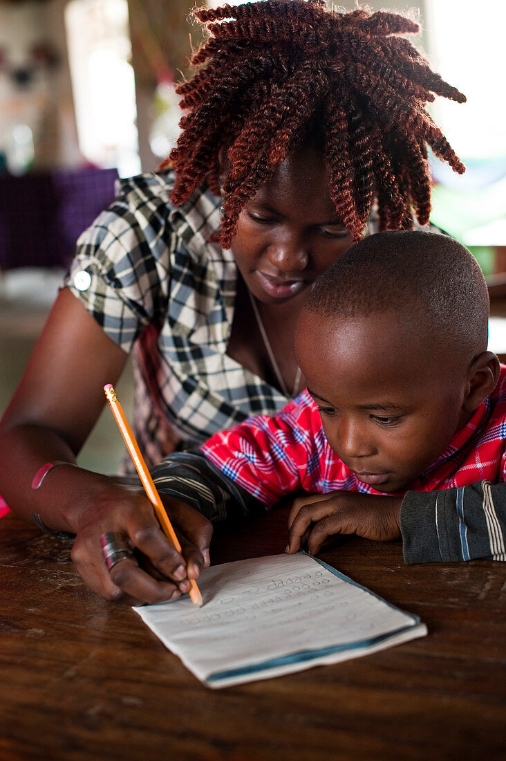 Literacy class,Tanzania
