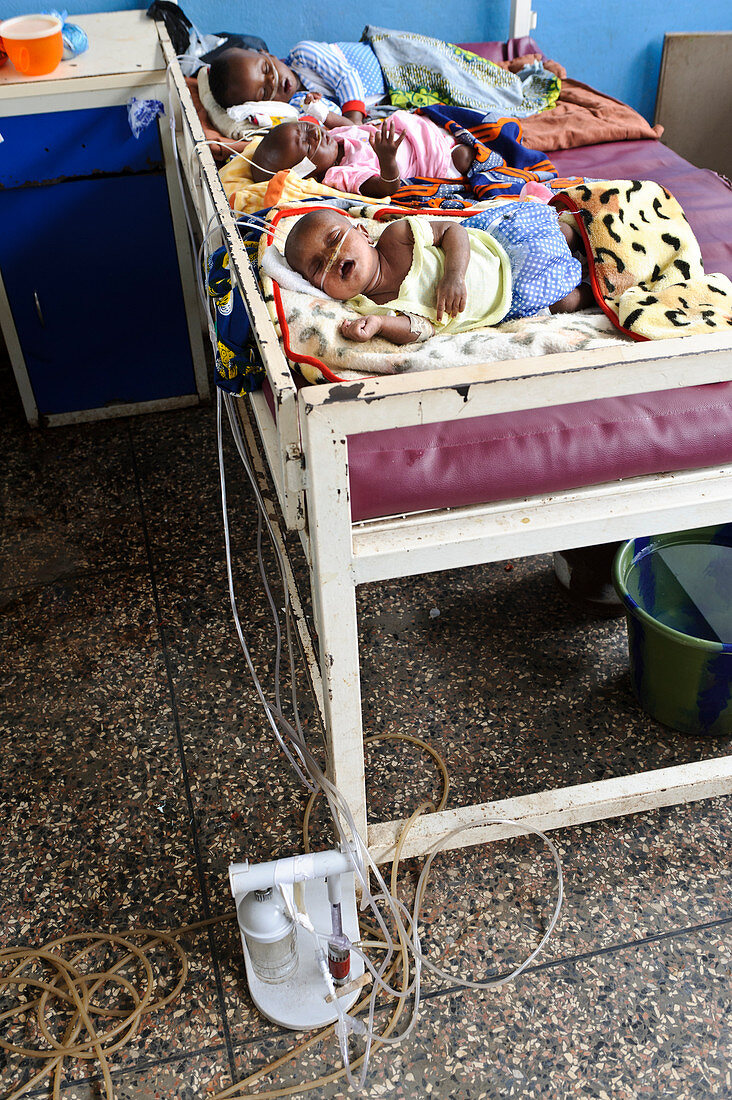 Babies in hospital,Sierra Leone