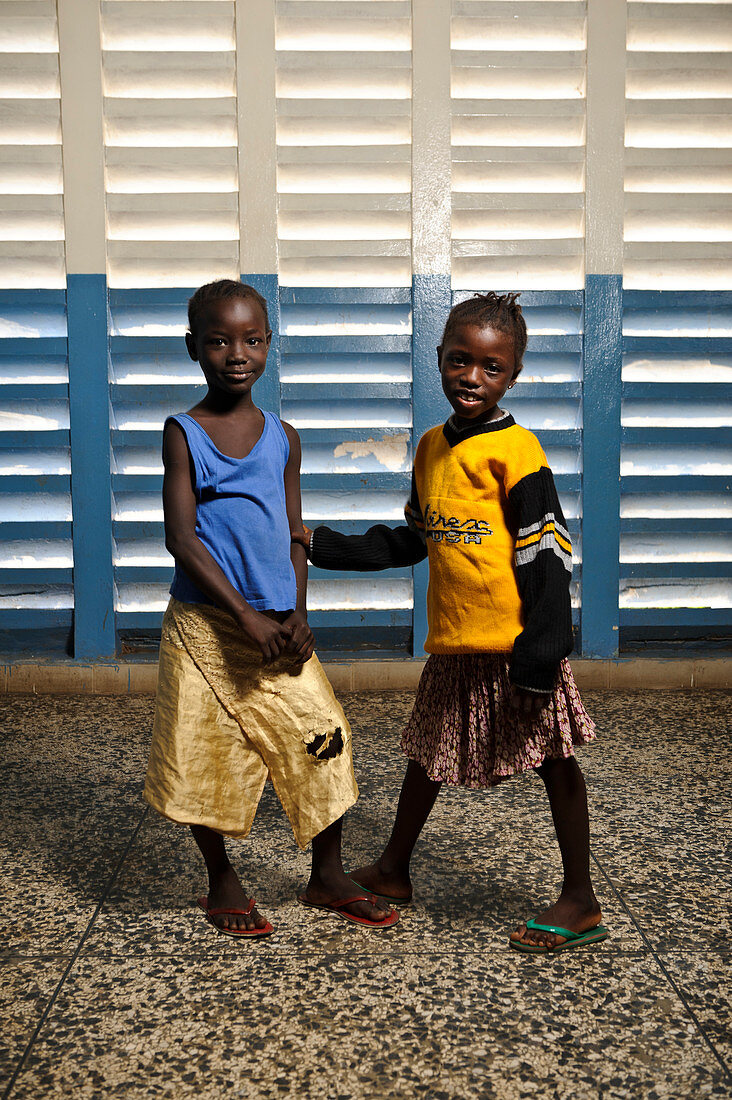 Young hospital patients,Sierra Leone