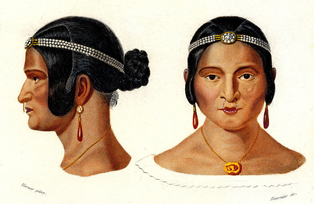 Indian woman,19th Century illustration