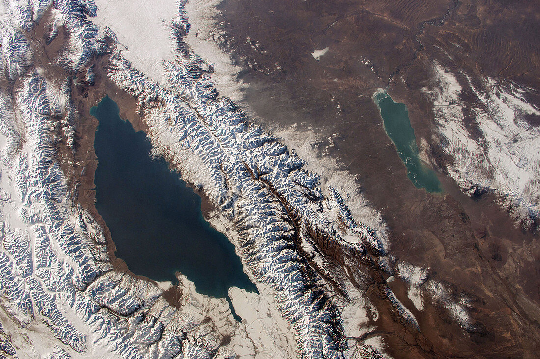Lake Issyk Kul,ISS image