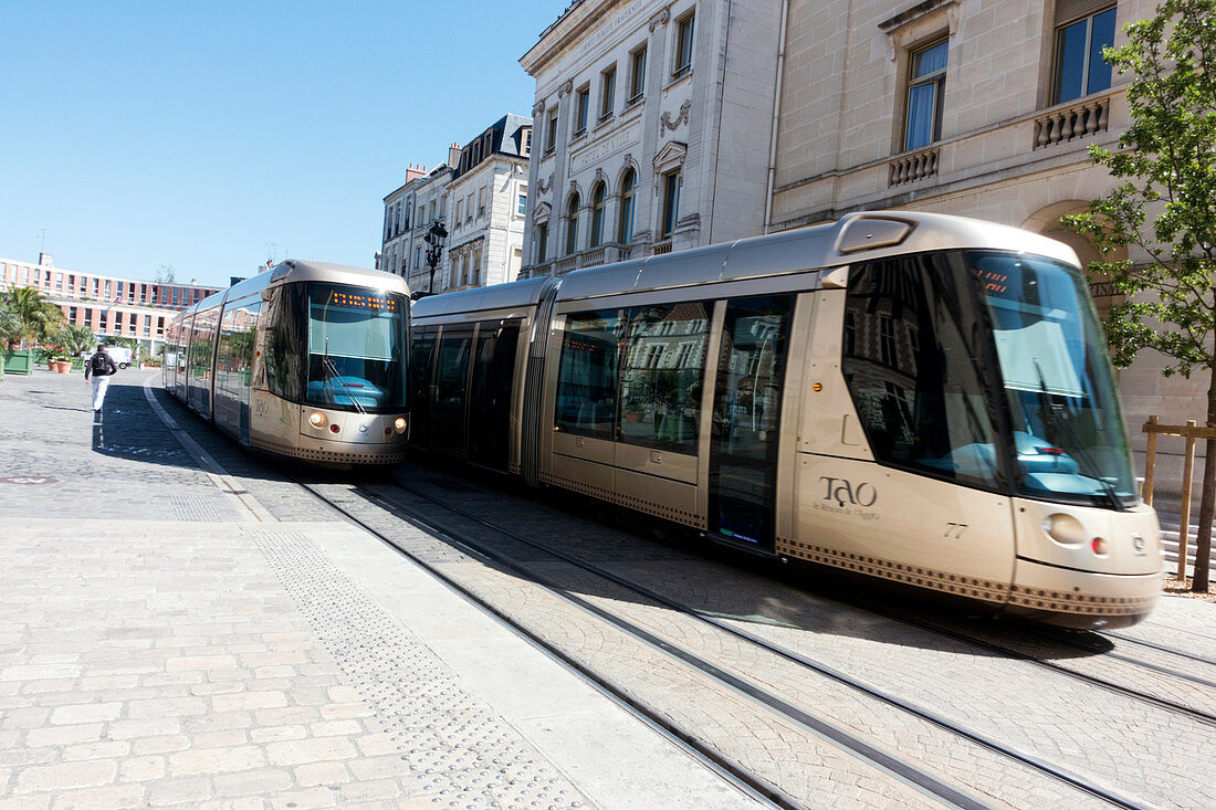 Trams in Orleans,France