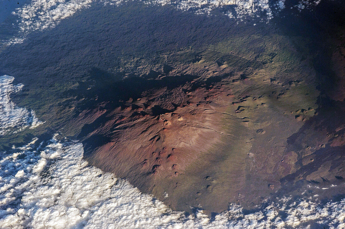 Mauna Kea,Hawaii,ISS image