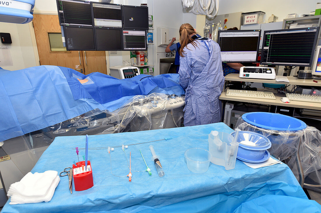 Cardiac ablation surgery preparations